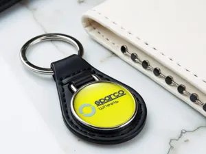 Sparco Porte-clé Cuir Perso Haut Pro Touche